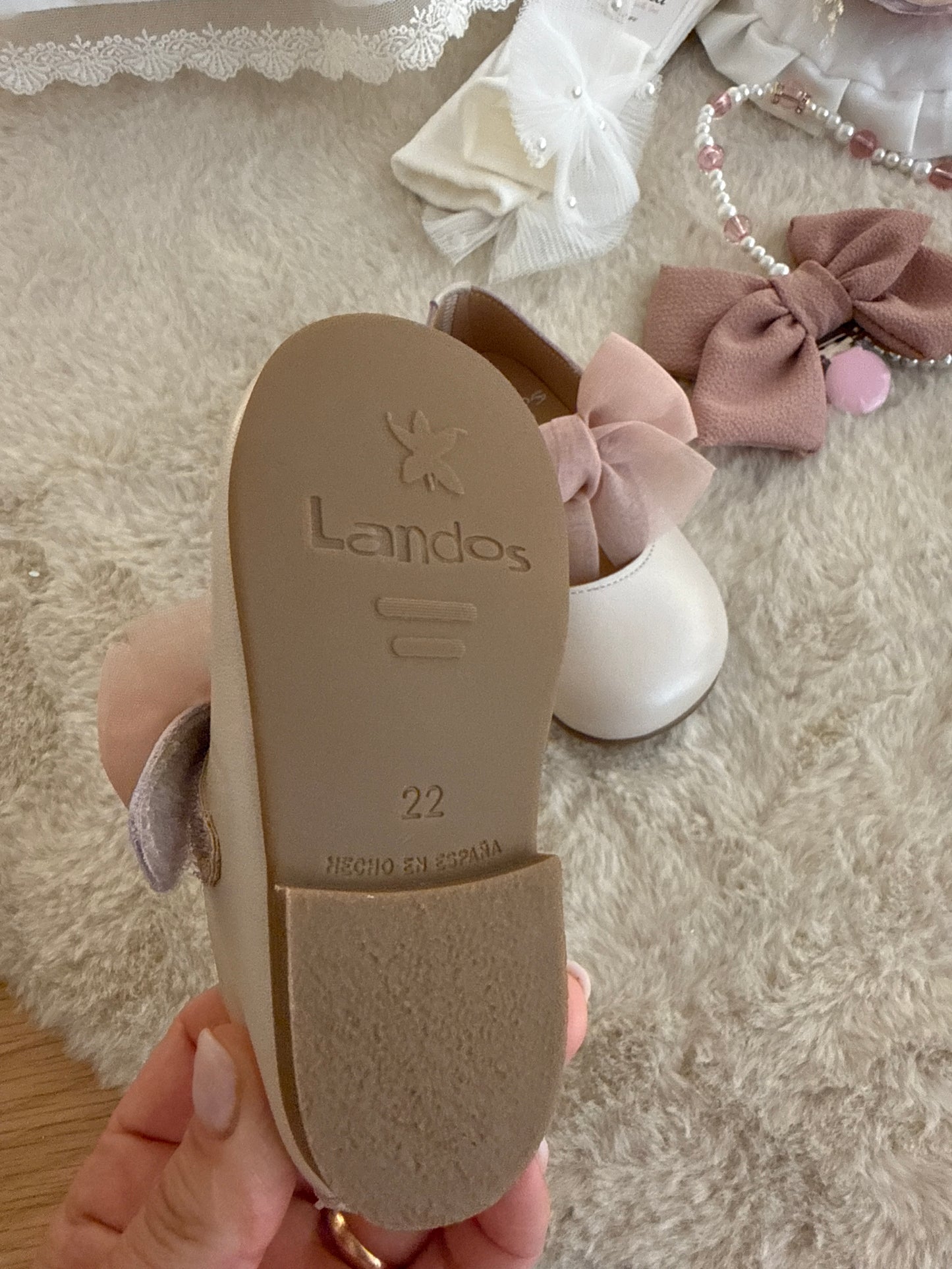 Sapato em pele para menina Landos 3013AR