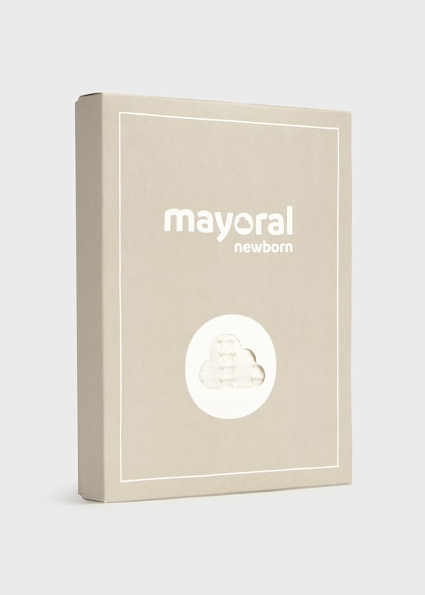 Conjunto calças com pés e camisola tricô Mayoral 1502