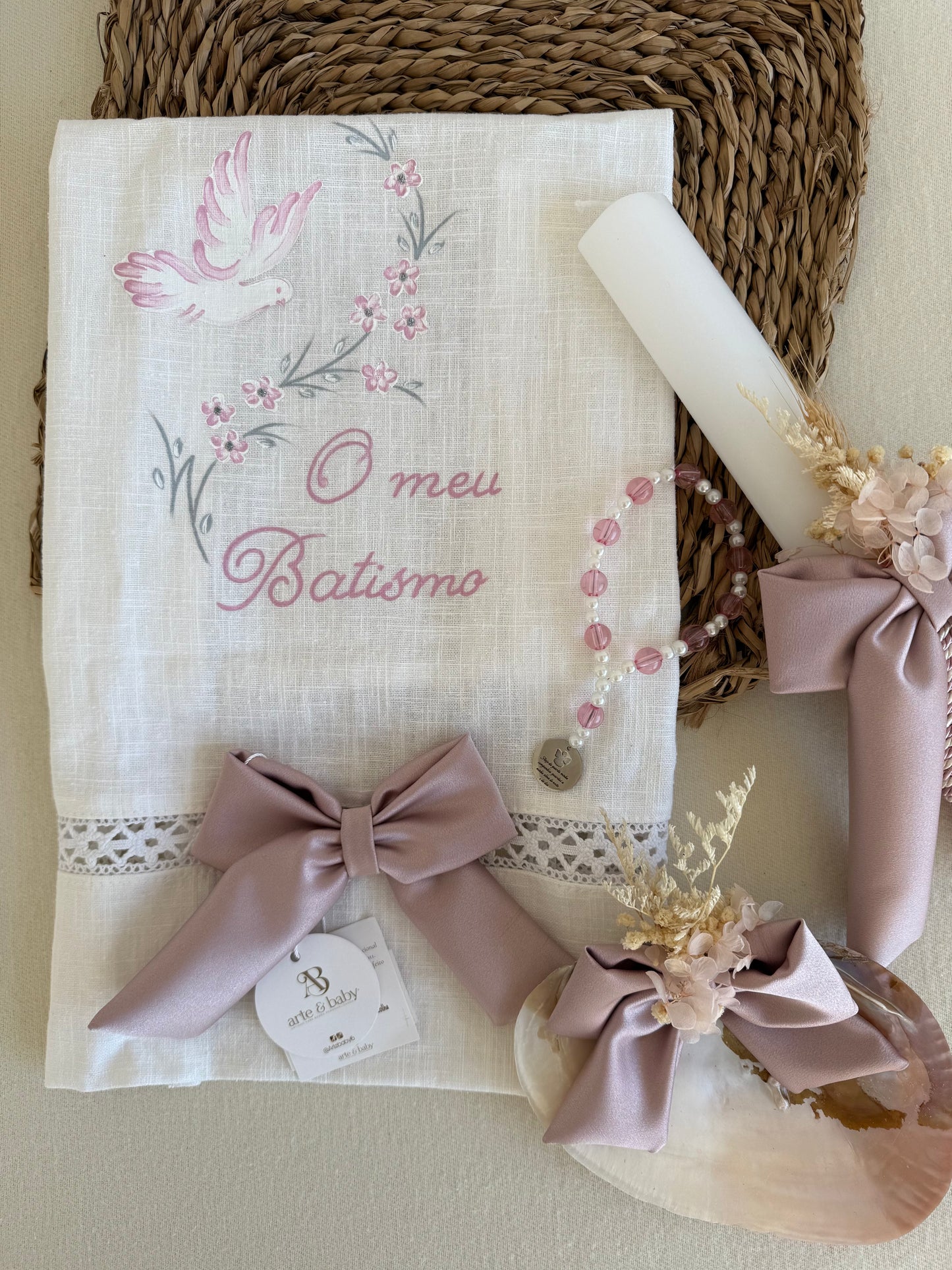 Conjunto de batizado 4542