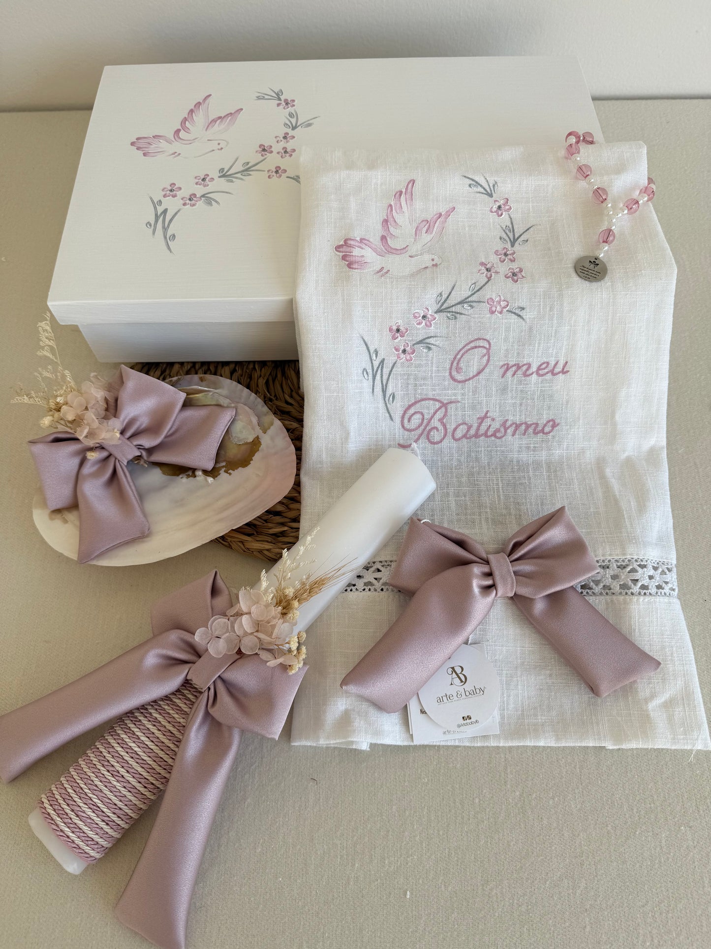 Conjunto de batizado 4542