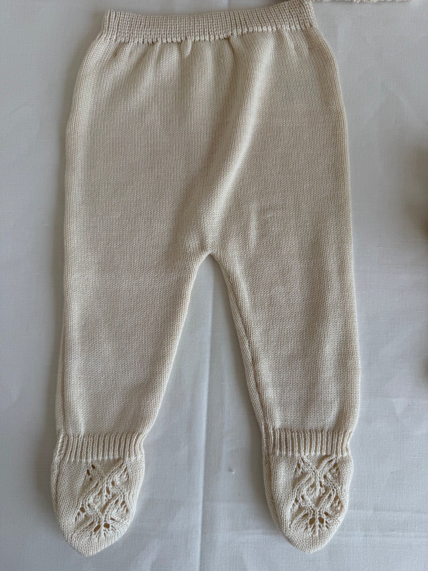 Conj: camisola, calça e touca tricô 🧶 Rigolã