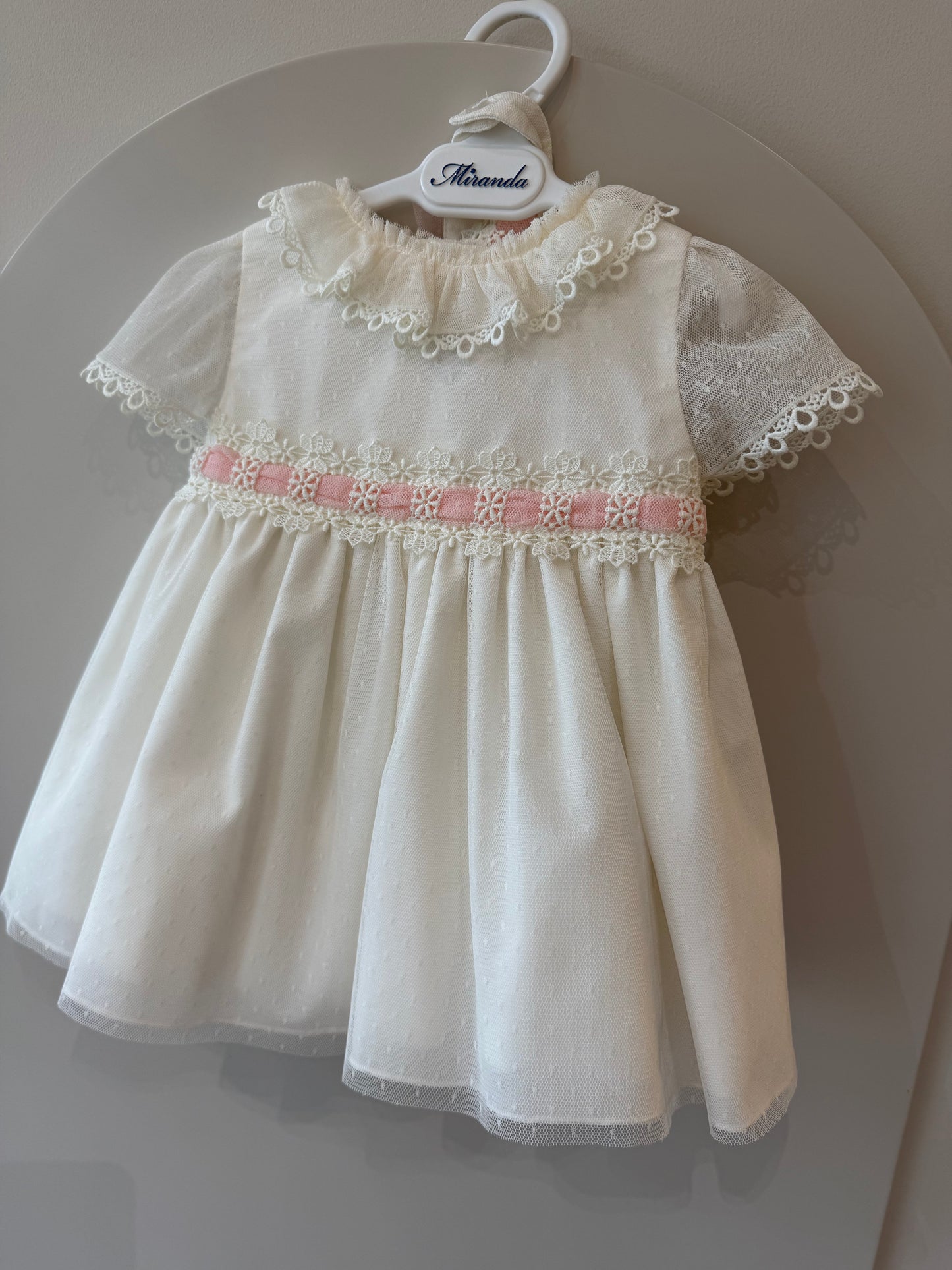 Vestido touca tapa fralda cerimônia Miranda 37-0021-VBG