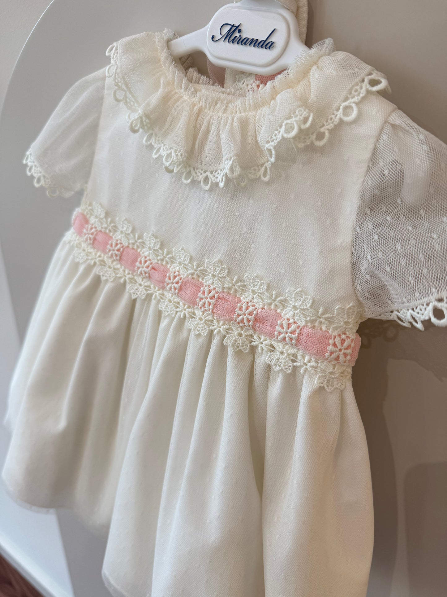 Vestido touca tapa fralda cerimônia Miranda 37-0021-VBG