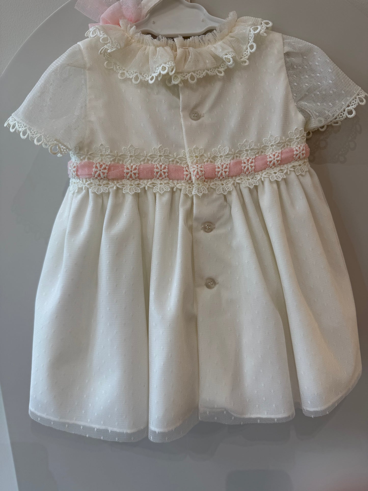 Vestido touca tapa fralda cerimônia Miranda 37-0021-VBG
