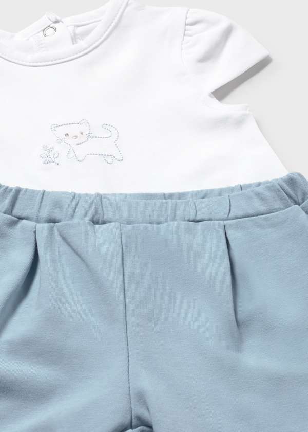 Fato de treino menina com t-shirt Mayoral 1825
