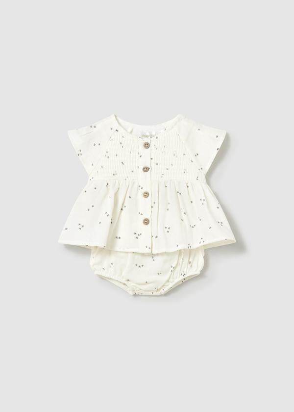 Conjunto tapa fralda e blusa Mayoral 1286