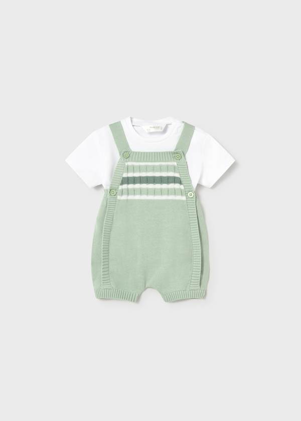 Conjunto jardineira e t-shirt Mayoral 1610