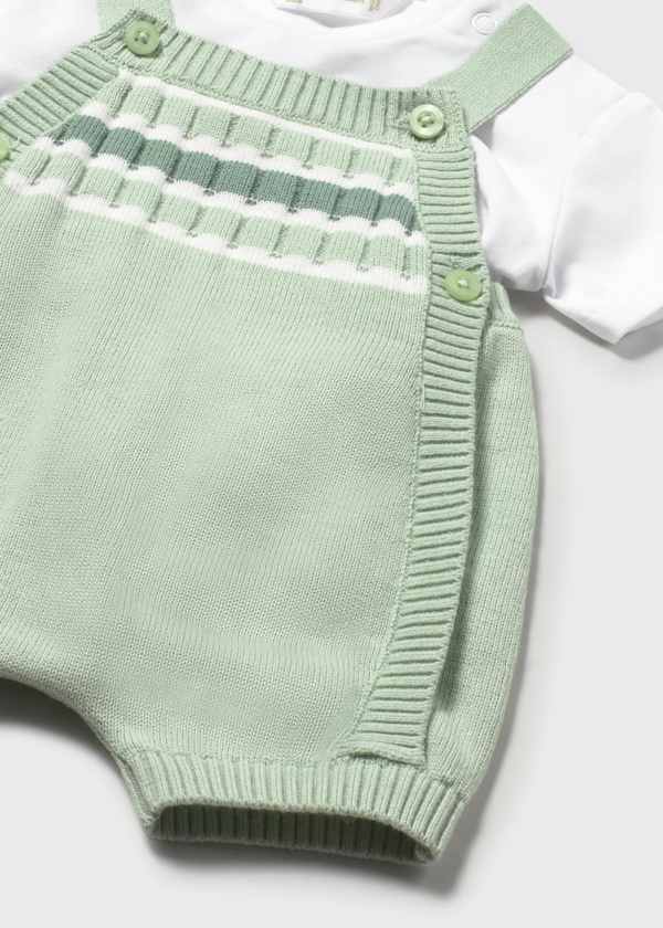 Conjunto jardineira e t-shirt Mayoral 1610