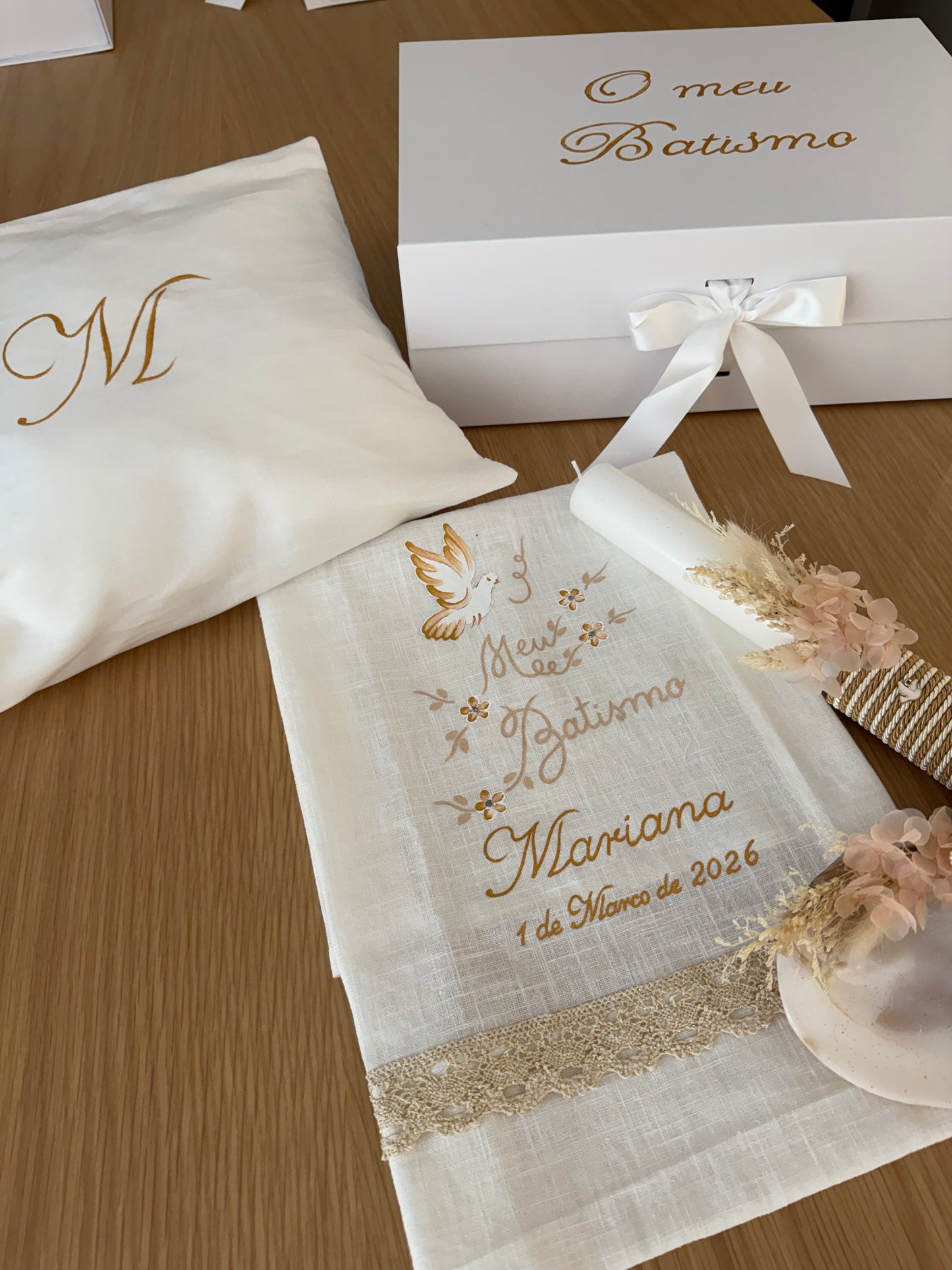 Conjunto de batizado (exemplo) Artebaby26/3