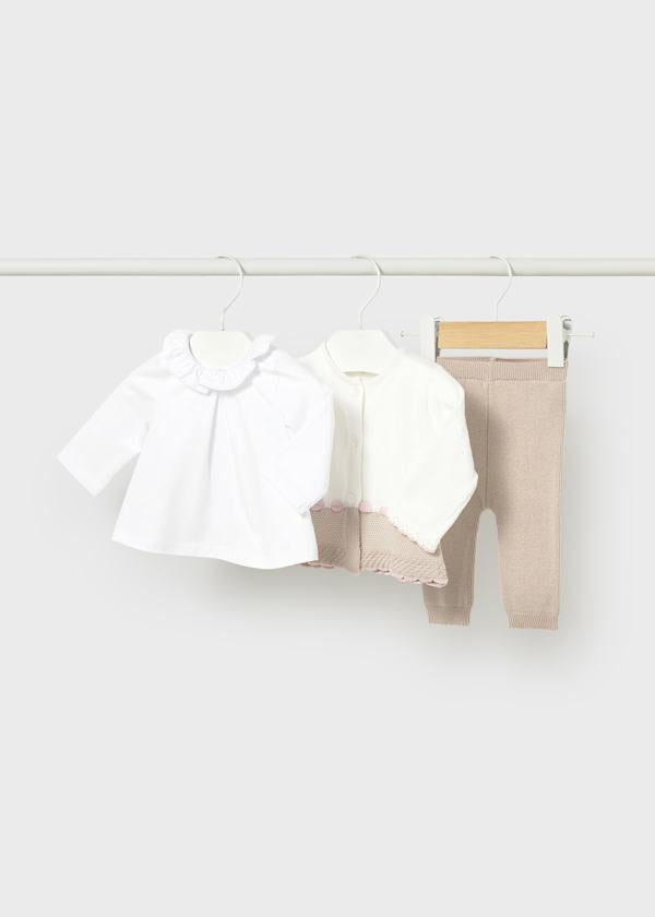 Conjunto 3 peças tricô Mayoral 1507