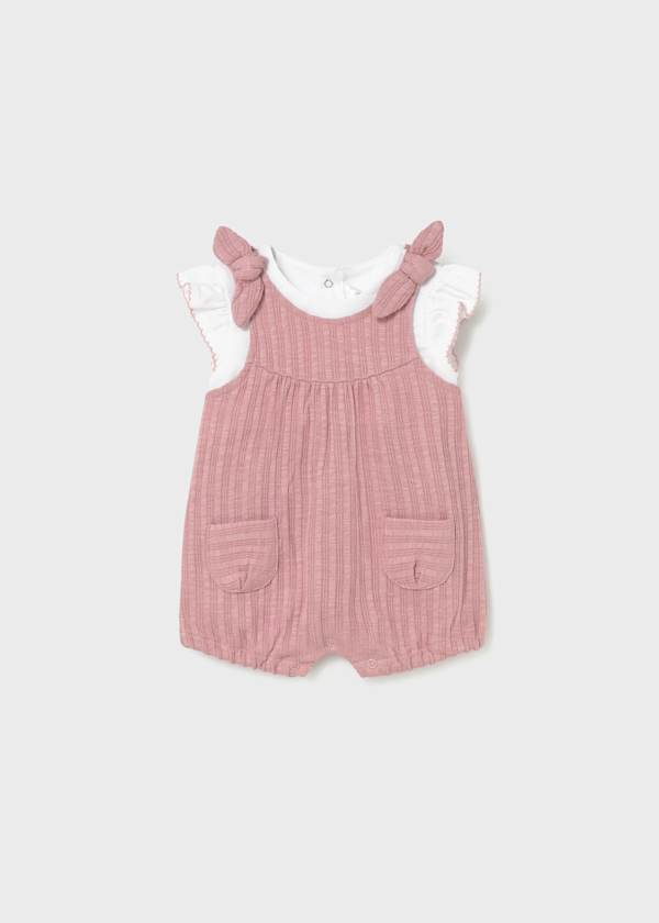 Conjunto jardineira e t-shirt Mayoral 1649