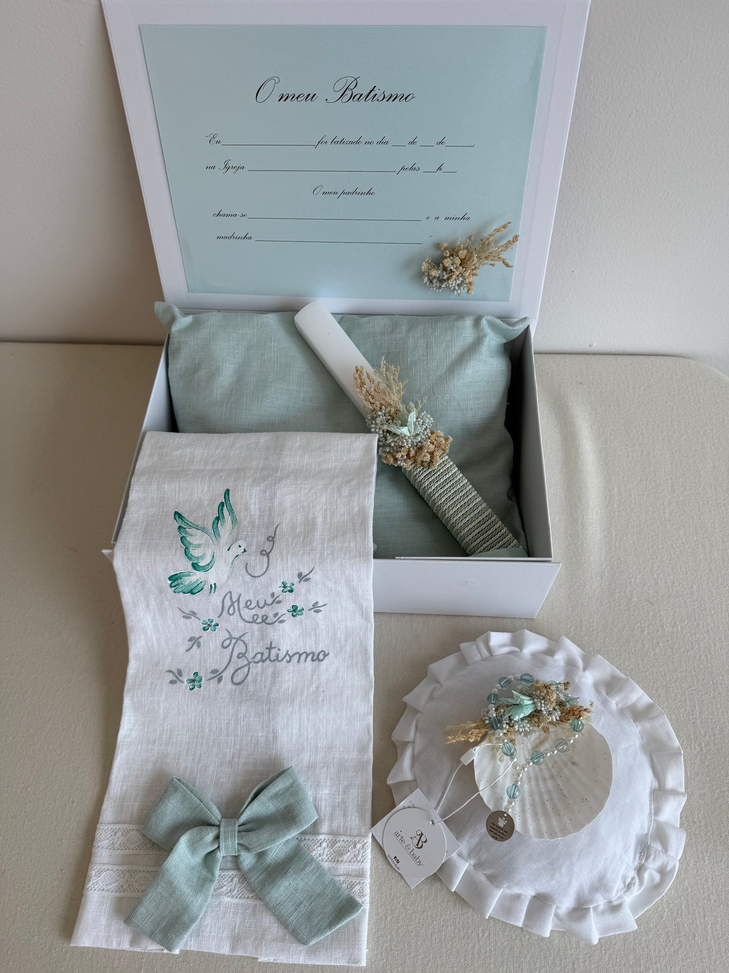 Conjunto de batizado (exemplo) Artebaby26/3