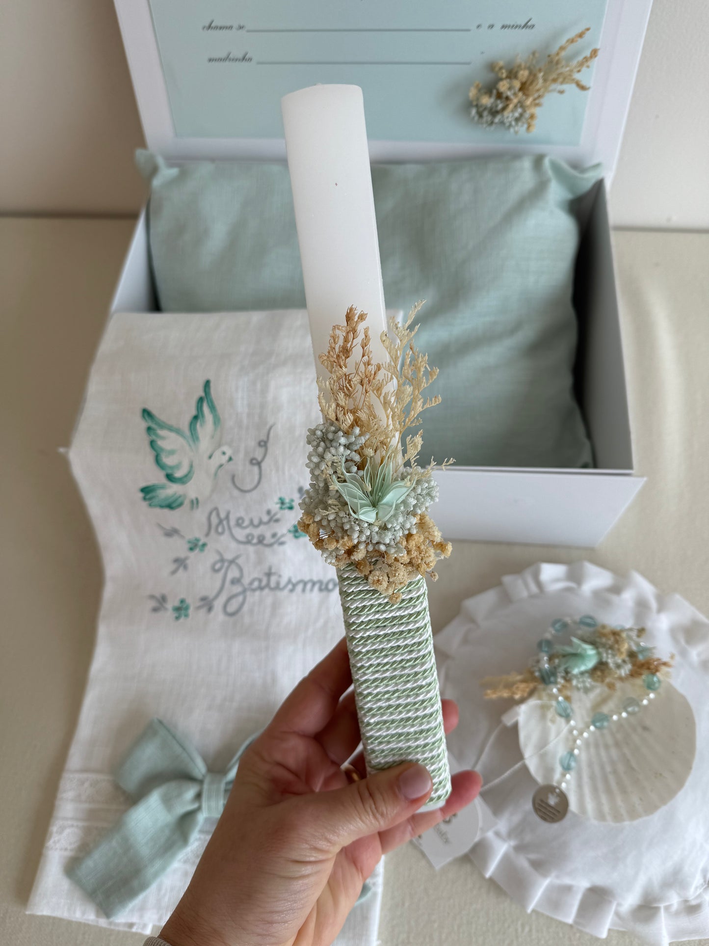 Conjunto de batizado (exemplo) Artebaby26/3