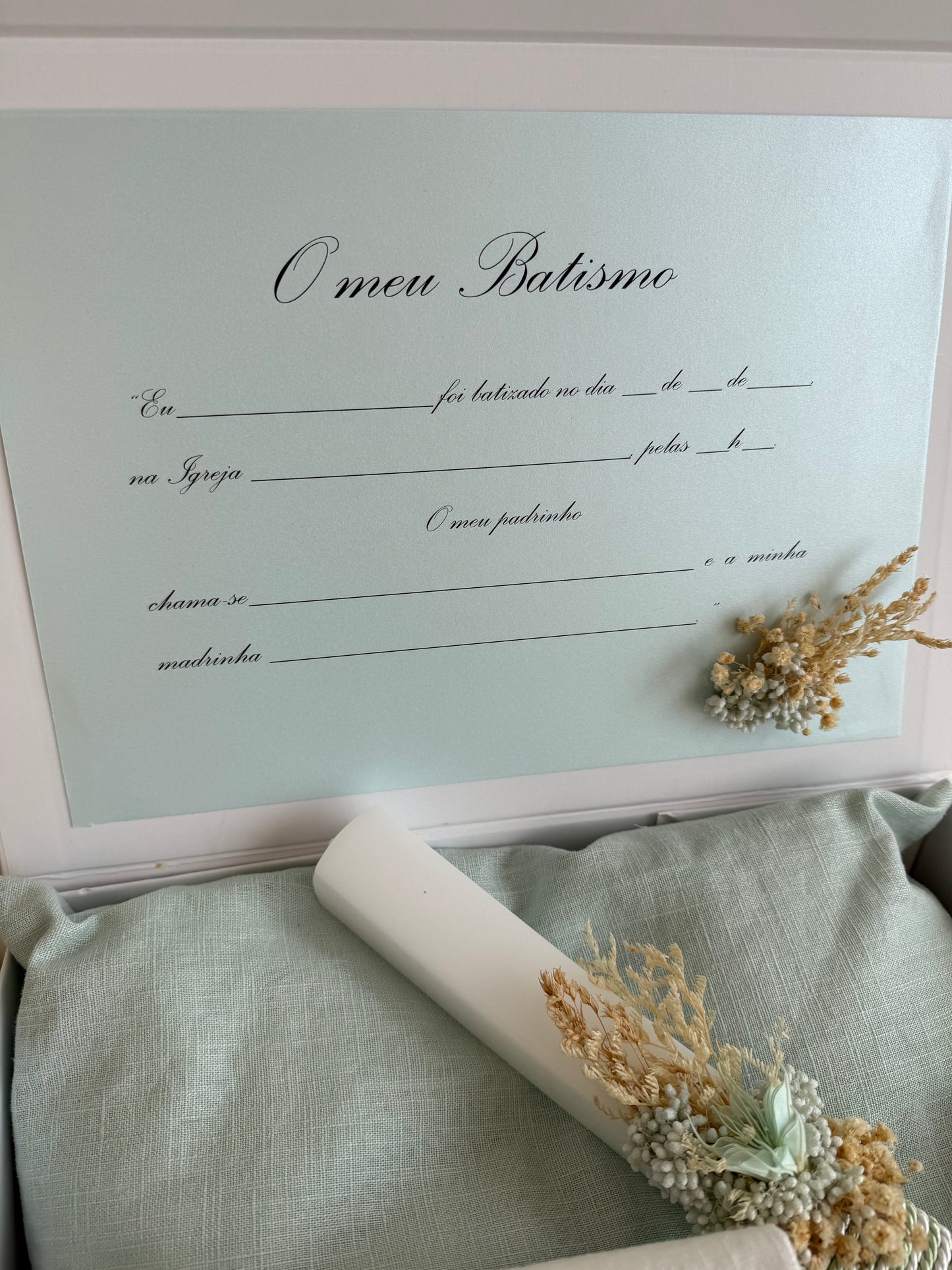 Conjunto de batizado (exemplo) Artebaby26/3